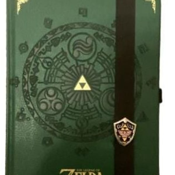 The Legend Of Zelda Green Medallion A5 Notebook Nintendo