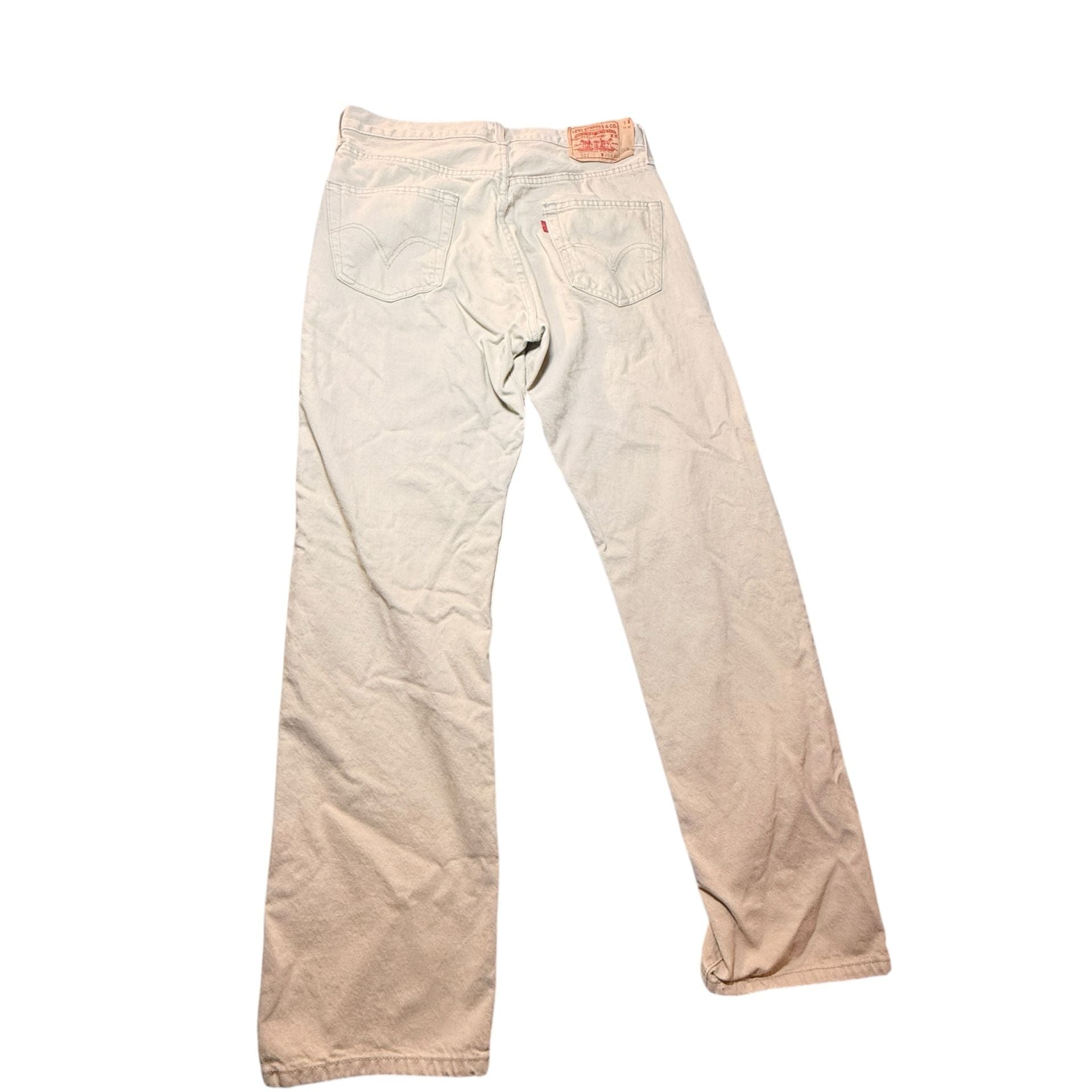Levi's 501 Original Fit Khaki Tan Pants Size W36 L34 7