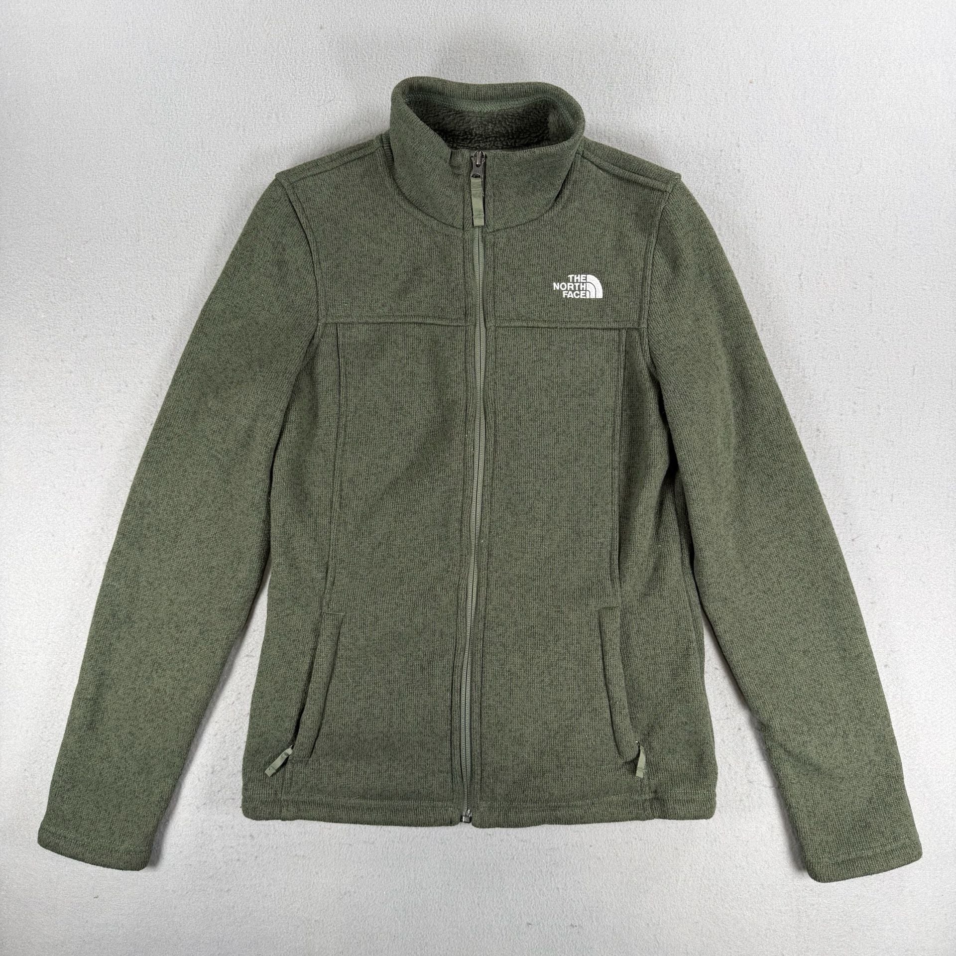 The North Face Dark Grey Heather Jacket Women's XS Full Zipper 2