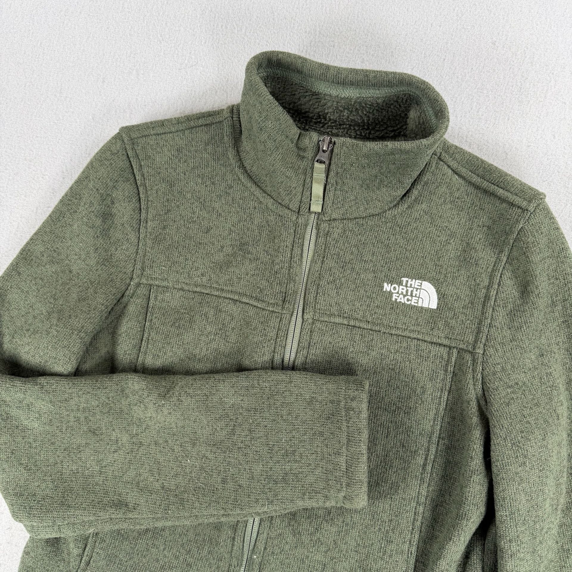 The North Face Dark Grey Heather Jacket Women's XS Full Zipper 3