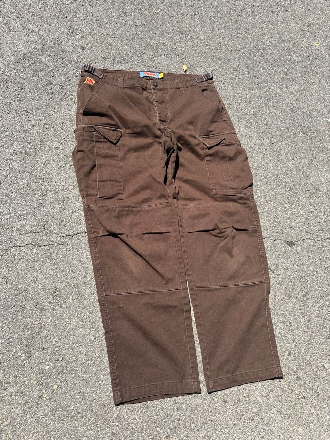 Empyre Cargo Pants Size 30 Brown Loose Fit Skater Streetwear Pockets 2
