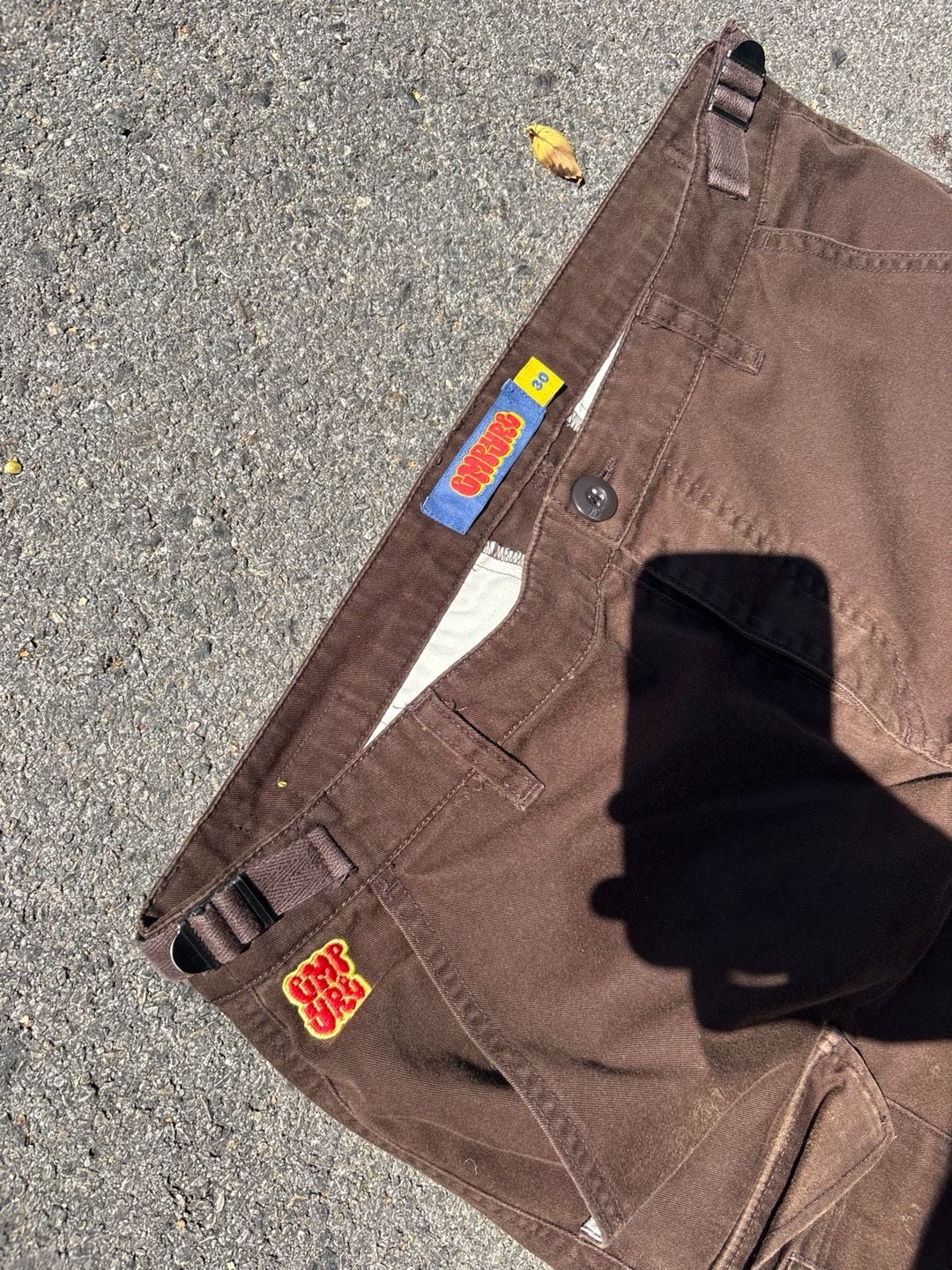 Empyre Cargo Pants Size 30 Brown Loose Fit Skater Streetwear Pockets 6