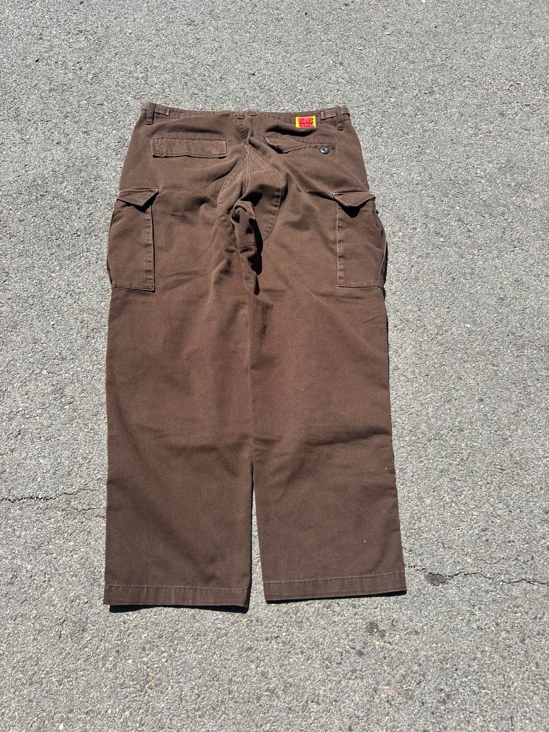 Empyre Cargo Pants Size 30 Brown Loose Fit Skater Streetwear Pockets 7