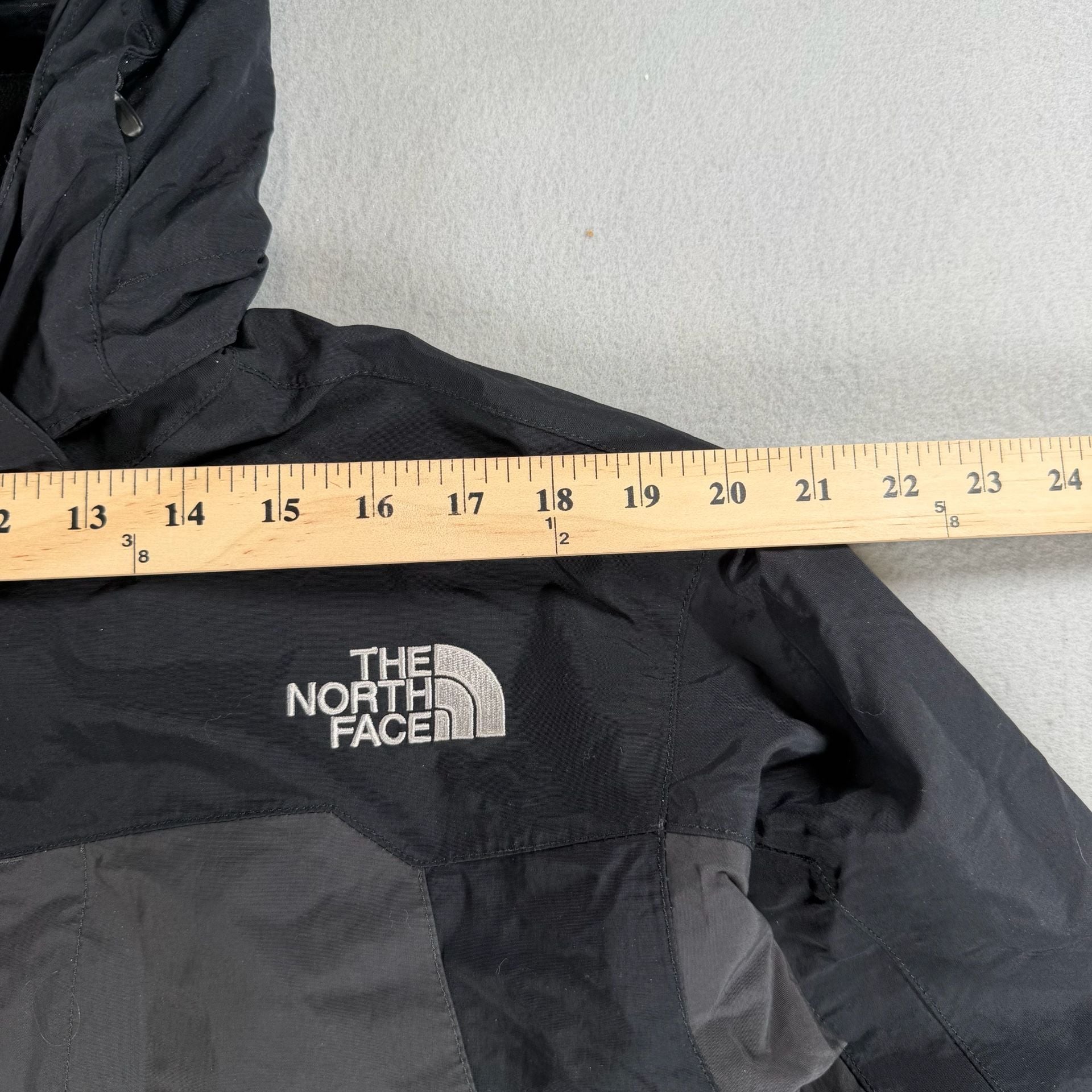 The North Face Hyvent 3 In 1 Waterproof Jacket Black Gray Men's Large 4