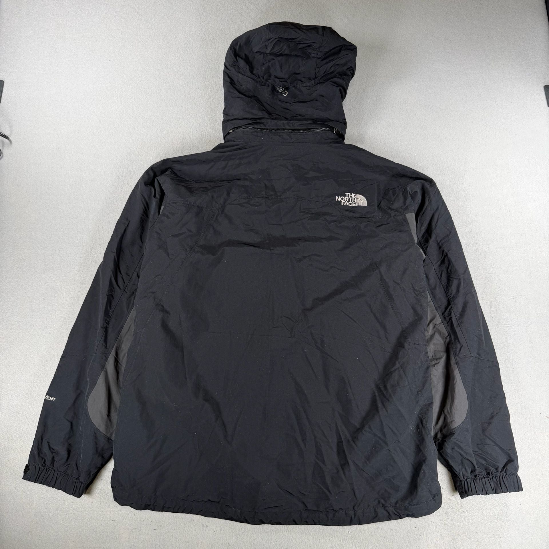 The North Face Hyvent 3 In 1 Waterproof Jacket Black Gray Men's Large 7