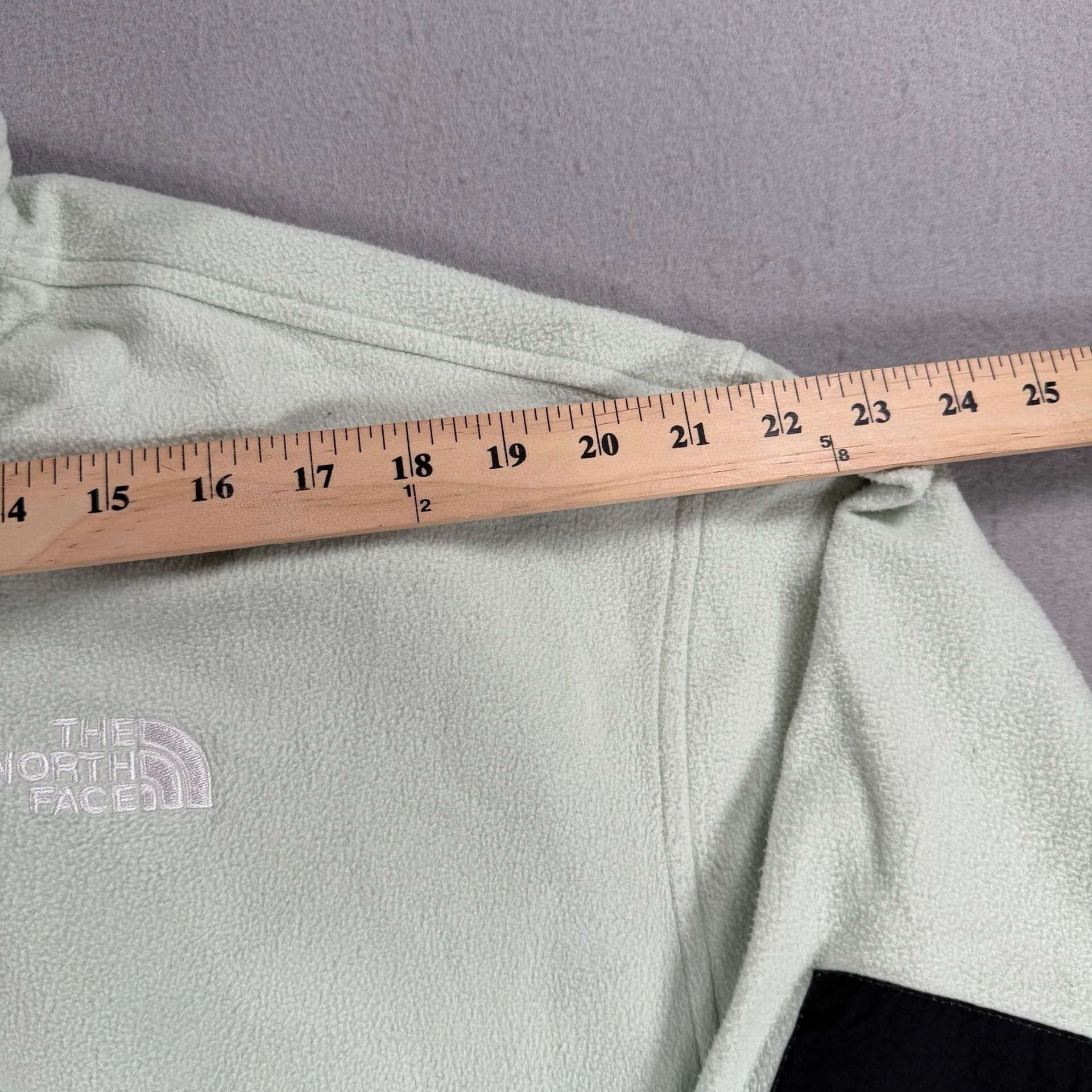 The North Face TKA Kataka 1/4 Zip Fleece Women's Light Green Black L 6