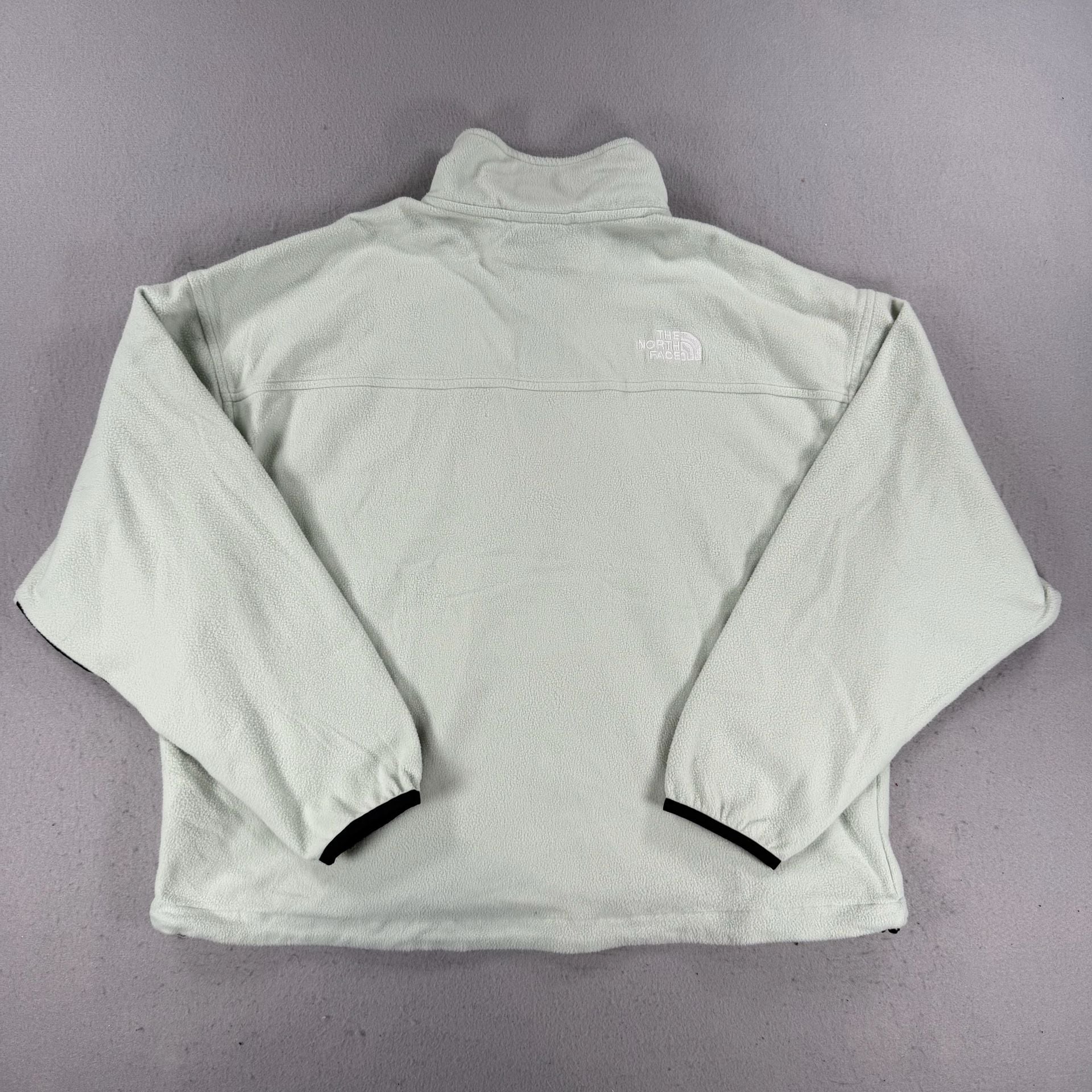 The North Face TKA Kataka 1/4 Zip Fleece Women's Light Green Black L 8