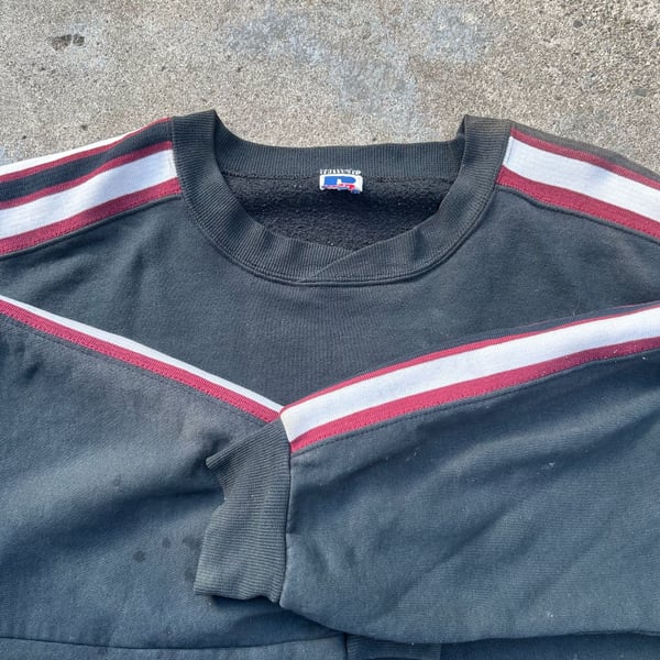 Vintage 90s Russell Athletic Striped Sweatshirt