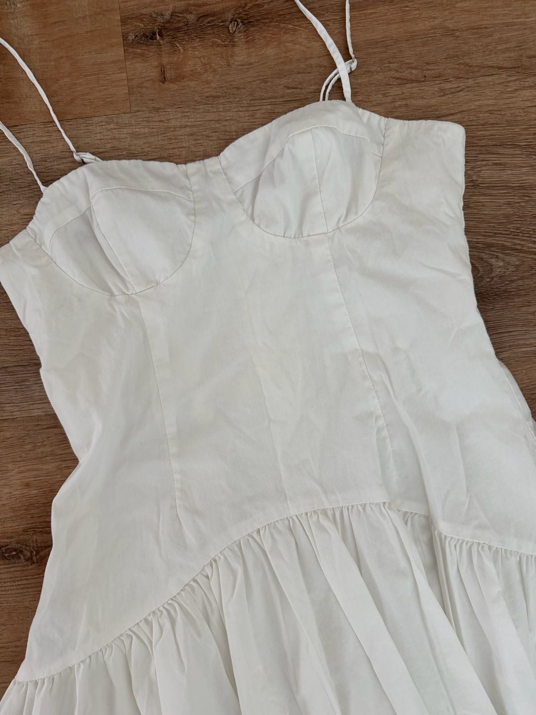 Peppermayo White Corset Mini Dress Size US 4 3