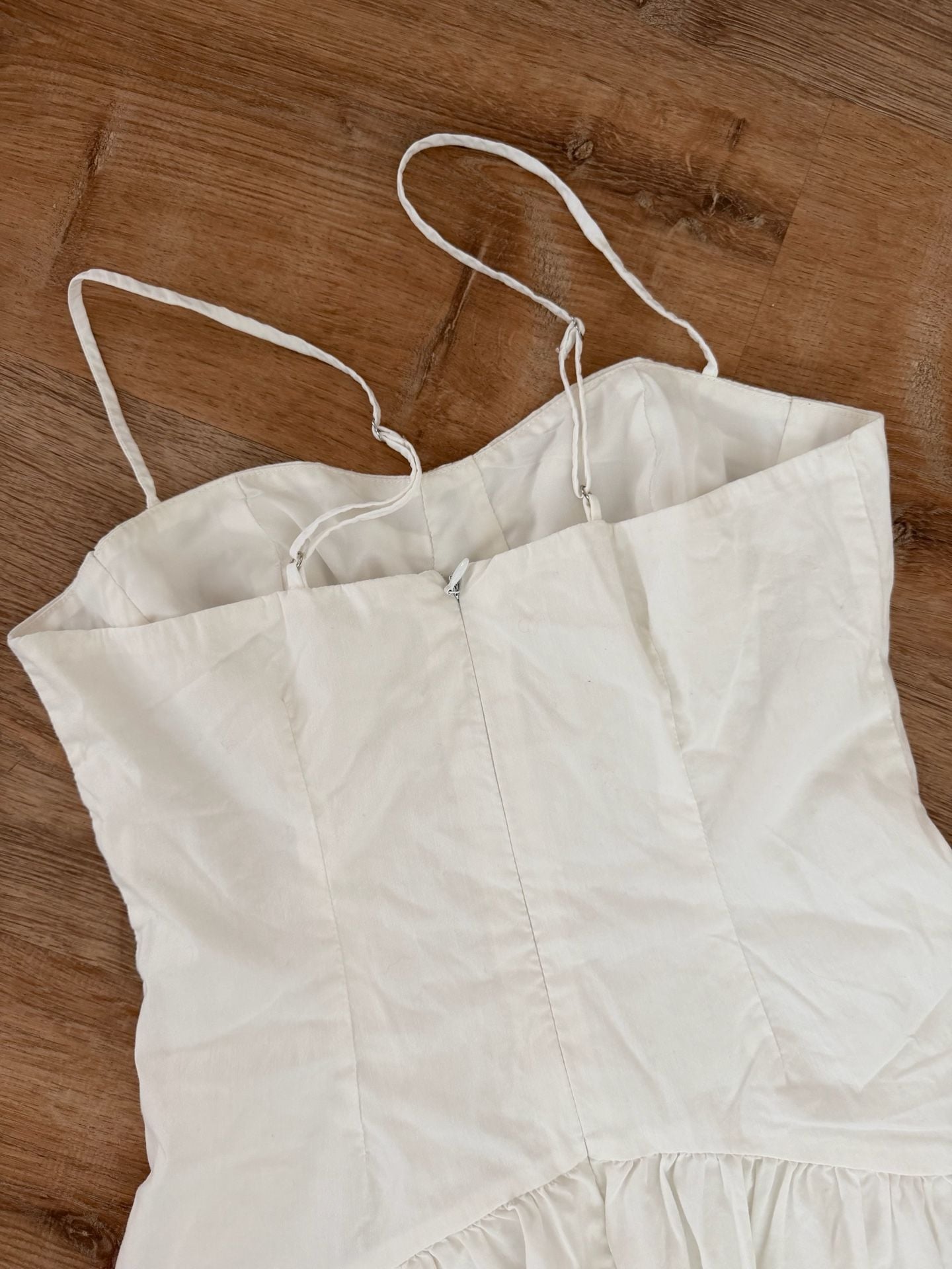 Peppermayo White Corset Mini Dress Size US 4 5