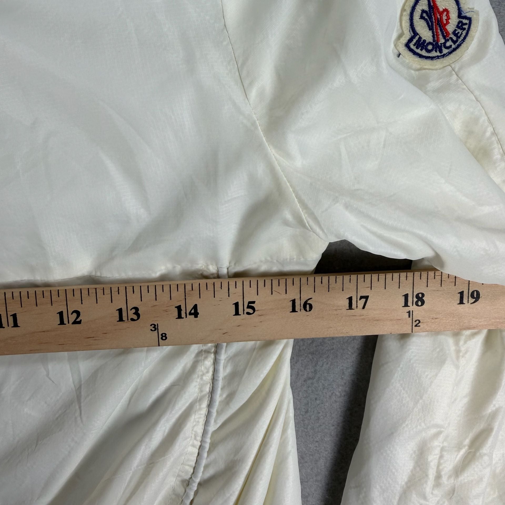 Moncler White Hooded Jacket Size S - Cotton Zip Up Hoodie 4