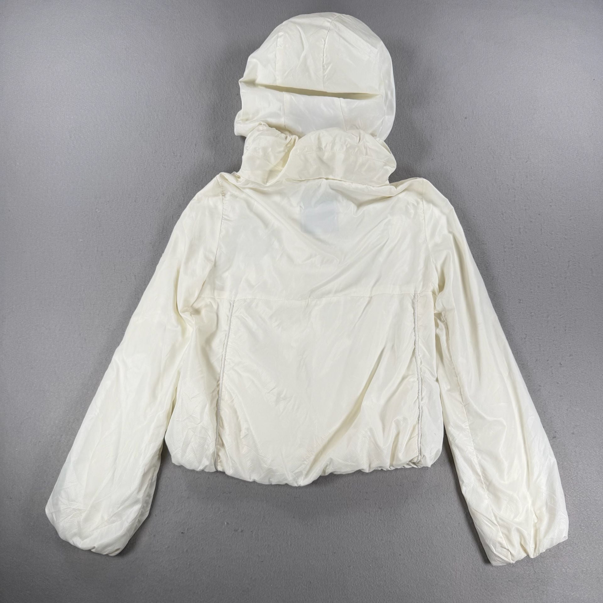 Moncler White Hooded Jacket Size S - Cotton Zip Up Hoodie 6