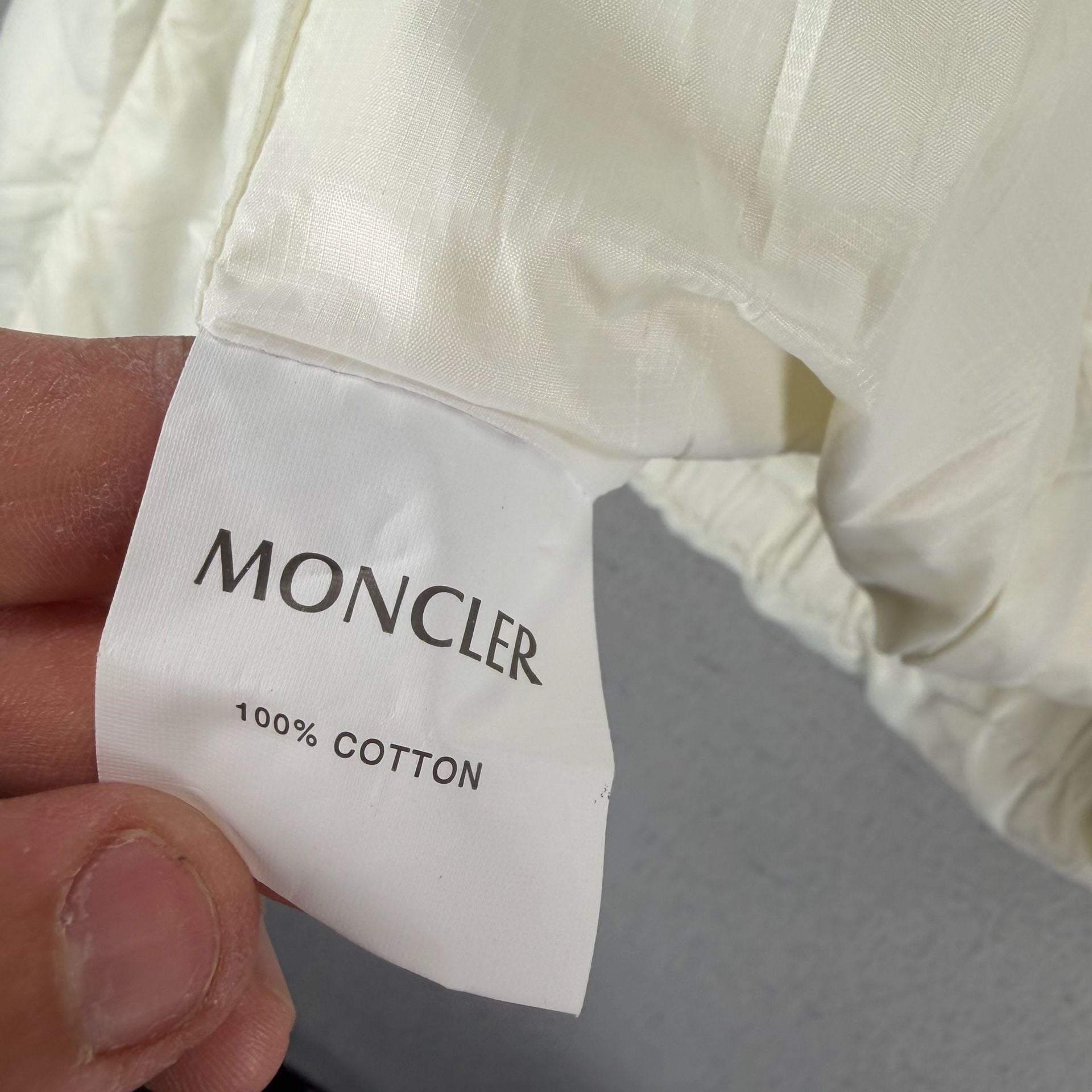 Moncler White Hooded Jacket Size S - Cotton Zip Up Hoodie 7