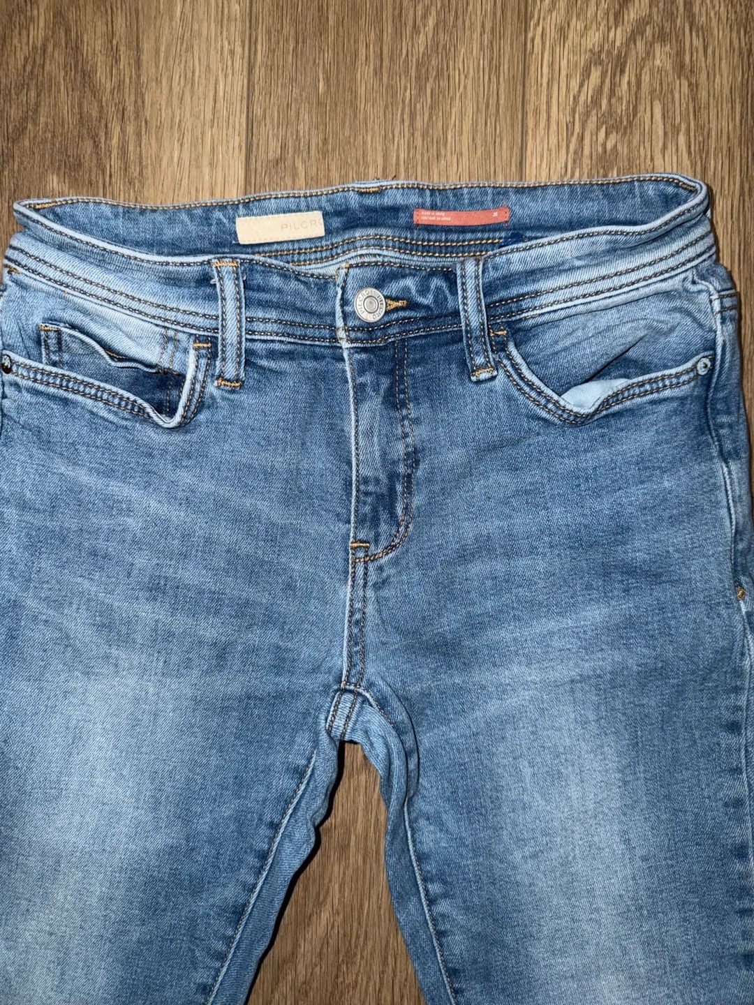 Pilcro and the Letterpress Mid-Rise Slim Boyfriend Jeans, Size 26 12