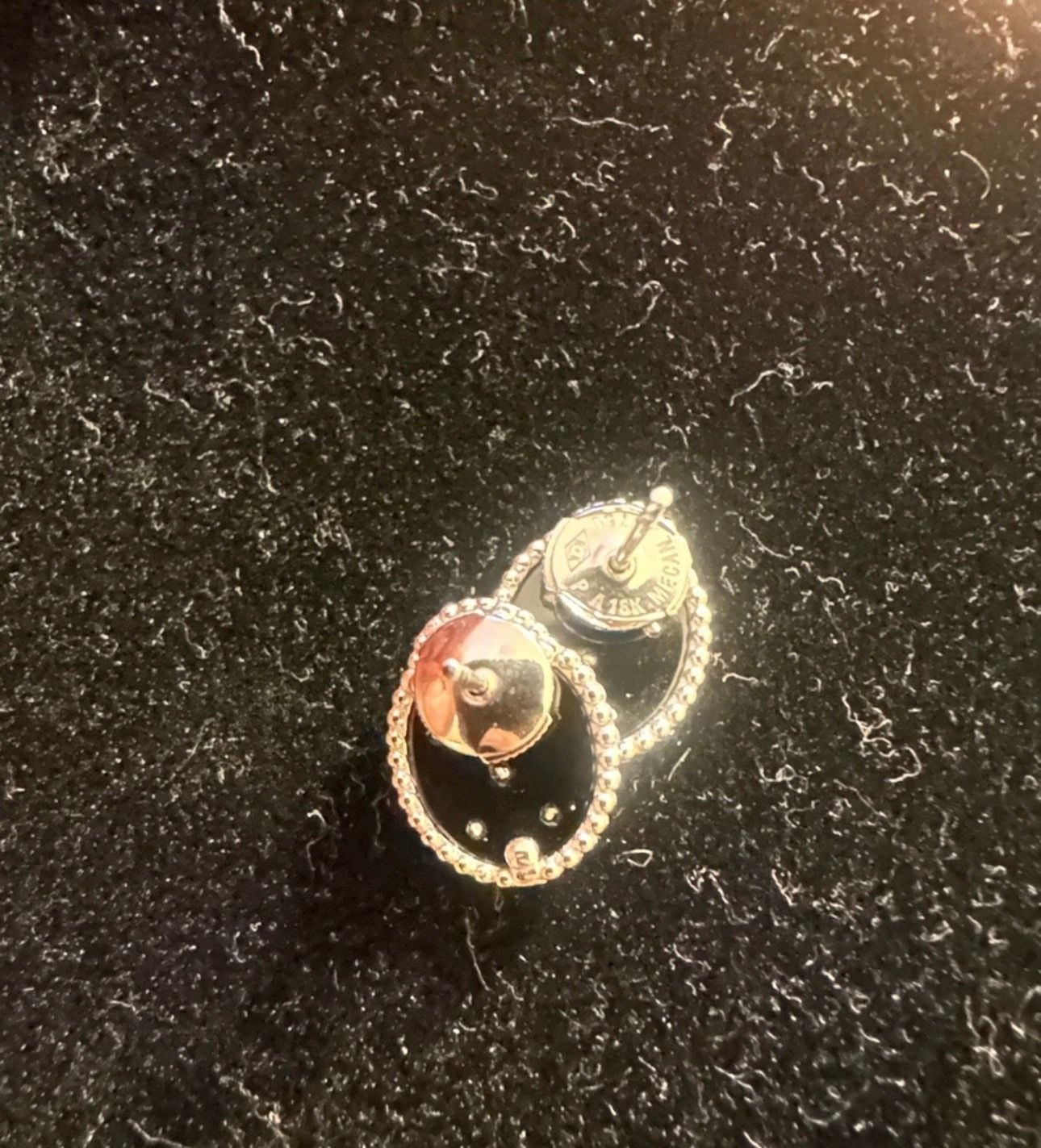 Pandora inspired Black and White Ladybug Stud Earrings 925 Silver from Dubai 3