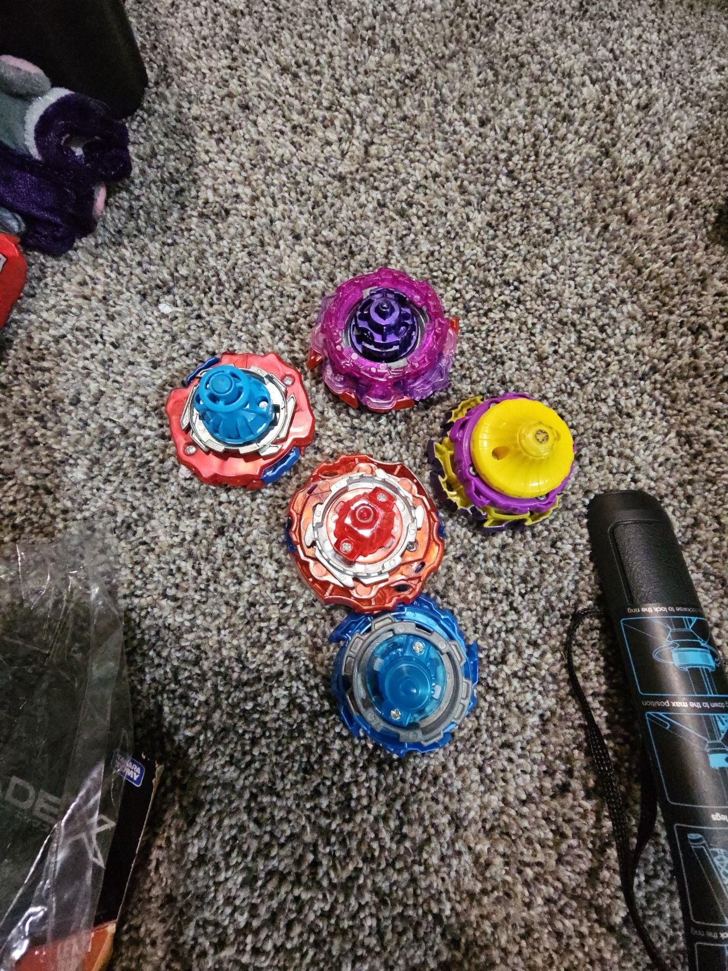 Takara Tomy Beyblade Burst Lot Of 5 Tops 2