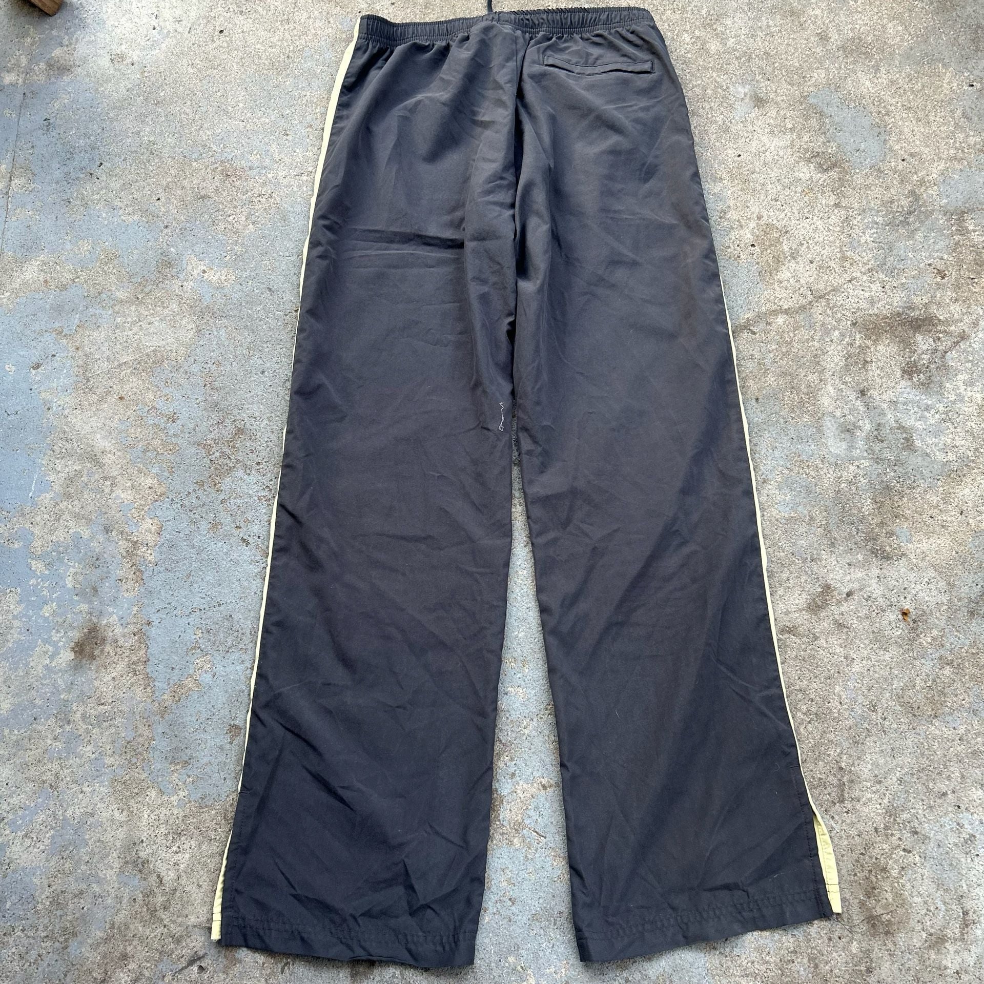 Vintage Y2K Nike Track Pants Black Striped Track Pants 3