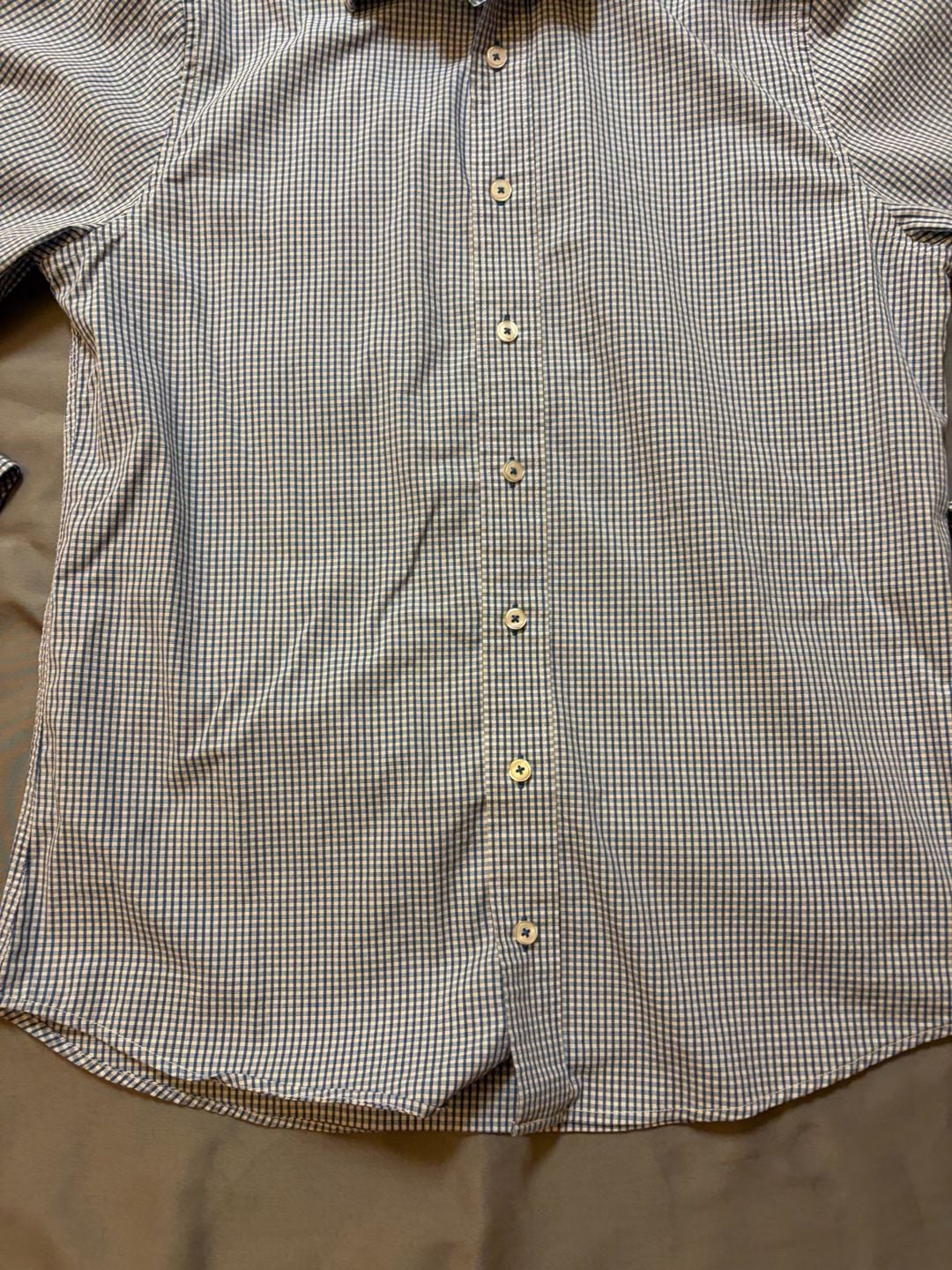 Nick Graham Everywhere Stretch Modern Fit Dress Shirt 14.5-15 Blue. Preowned. EUC. 8