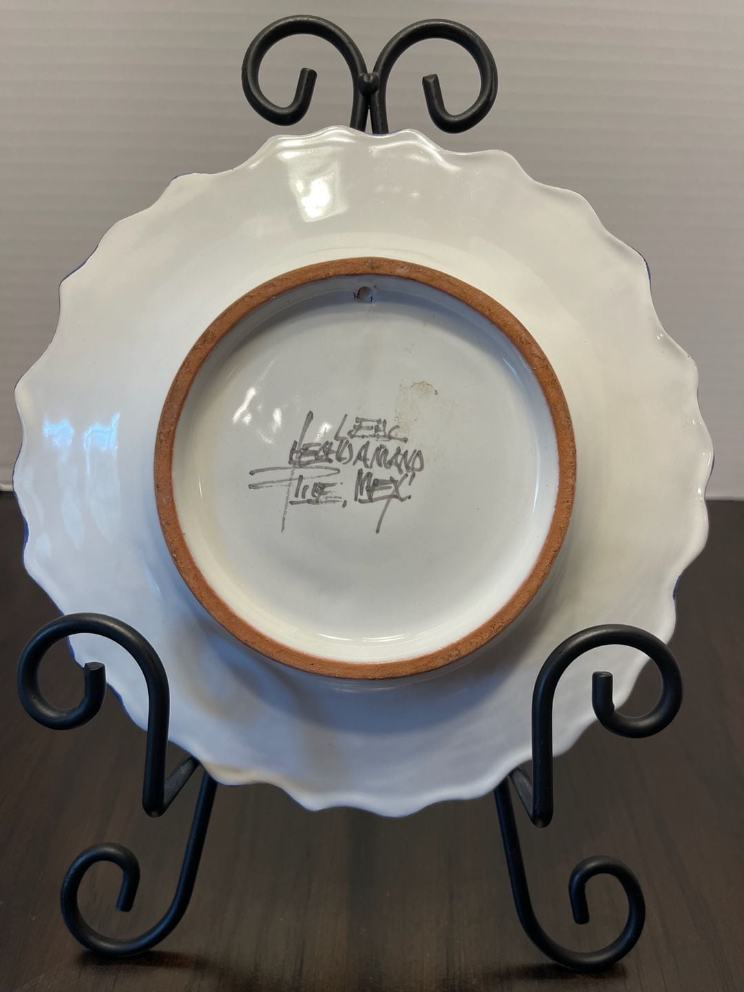 Leal Talavera Mexican Hand Painted Ceramic Plate 8.5" 2