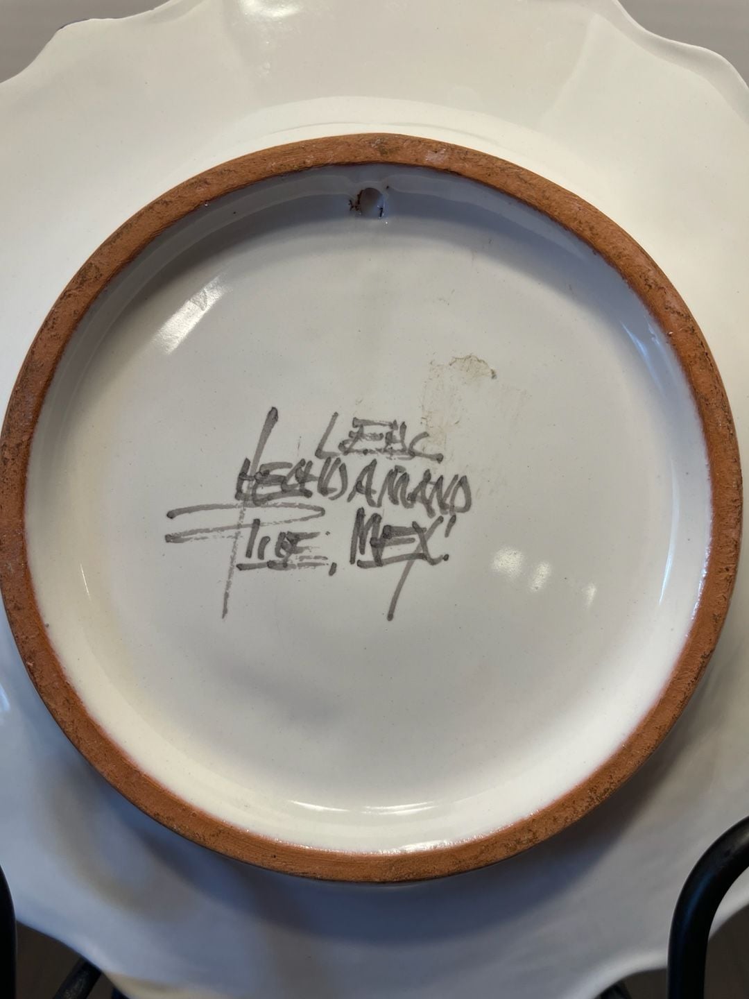 Leal Talavera Mexican Hand Painted Ceramic Plate 8.5" 3