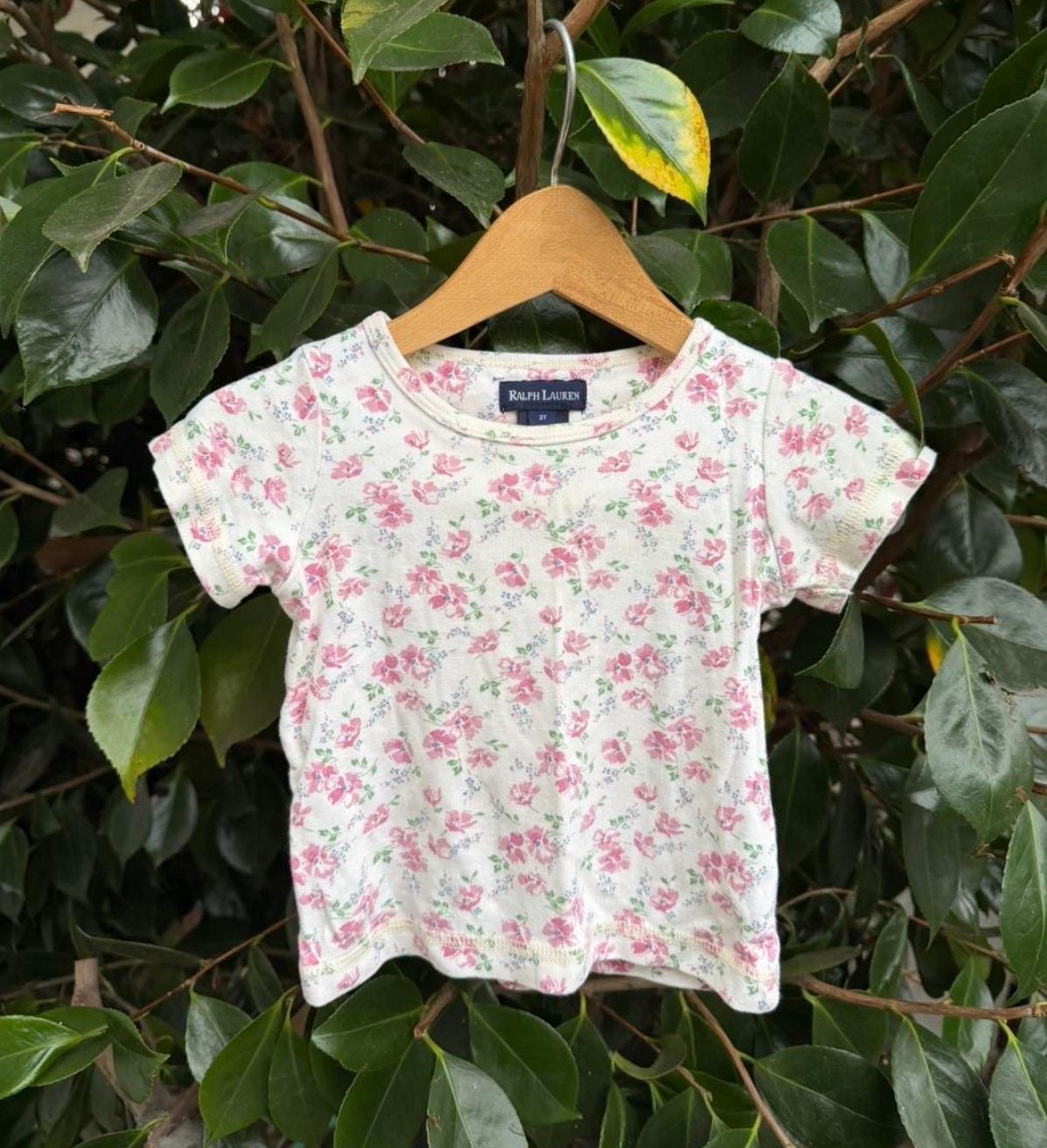 Vintage Ralph Lauren Floral Cotton Short Sleeve Tee 2