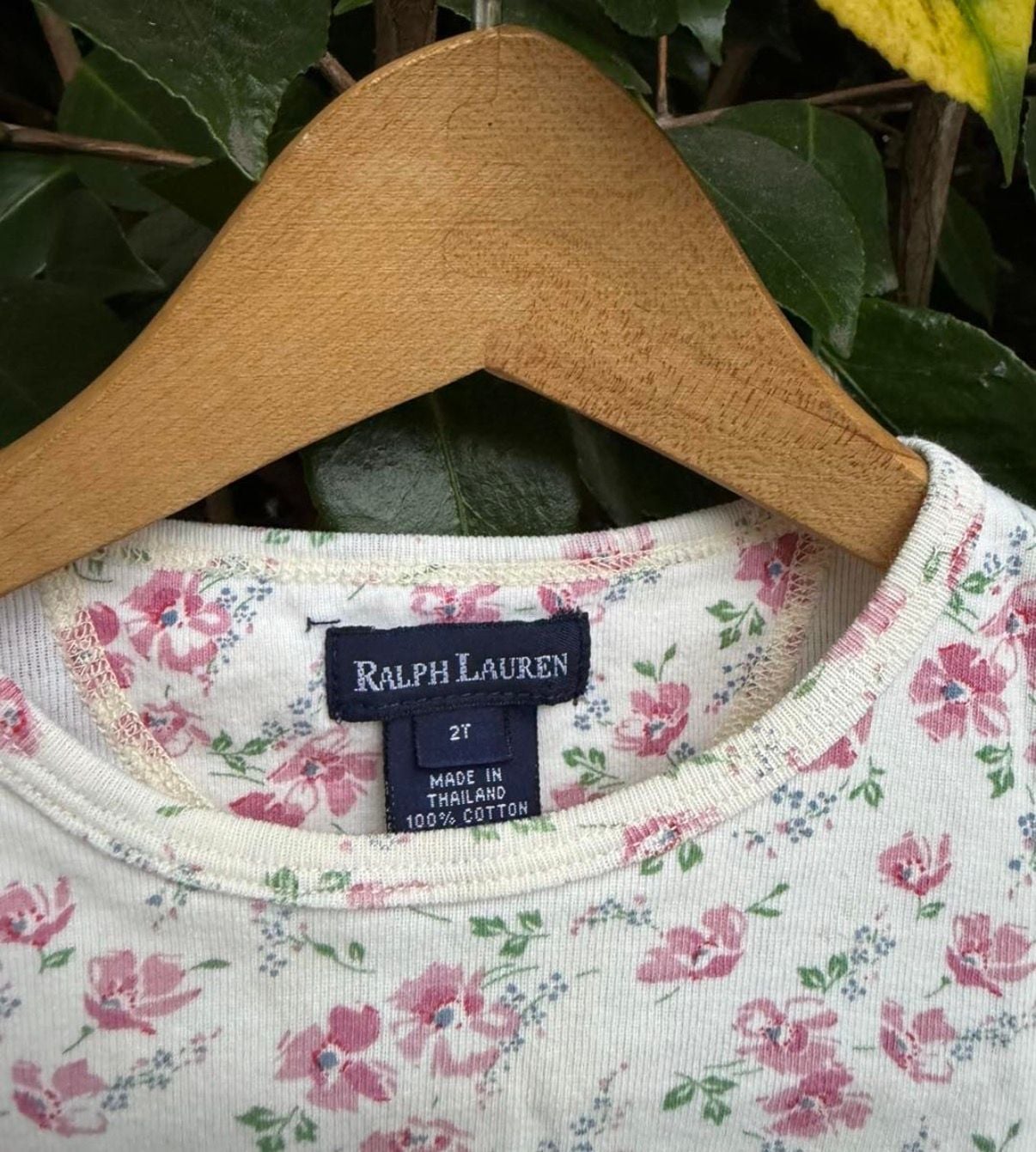 Vintage Ralph Lauren Floral Cotton Short Sleeve Tee 3