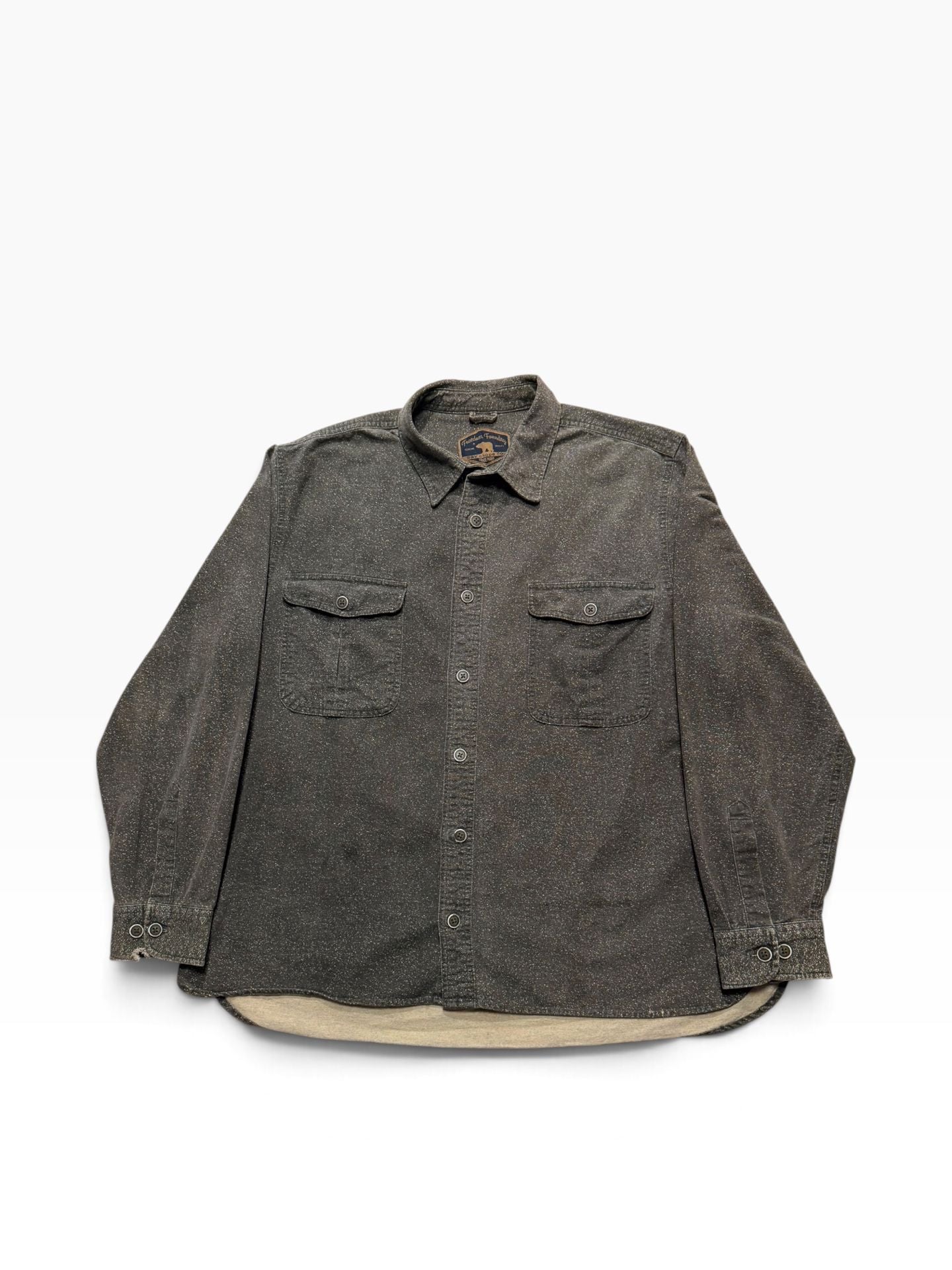 Freedom Foundry Long Sleeve Button Down Shirt Size XL Dark Green 2