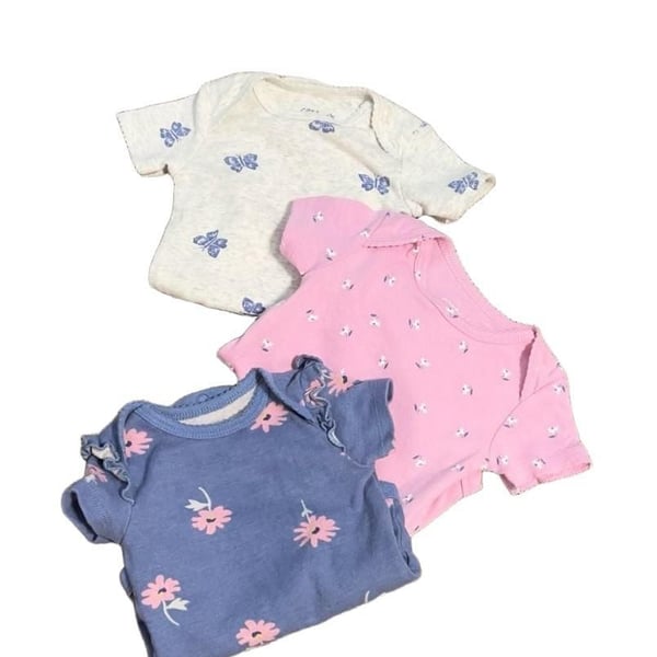 Carter's Child of Mine Baby Bodysuit, 3-Pack, Size 0/3 month