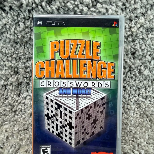 Crave Puzzle Challenge Crosswords and More PSP Game