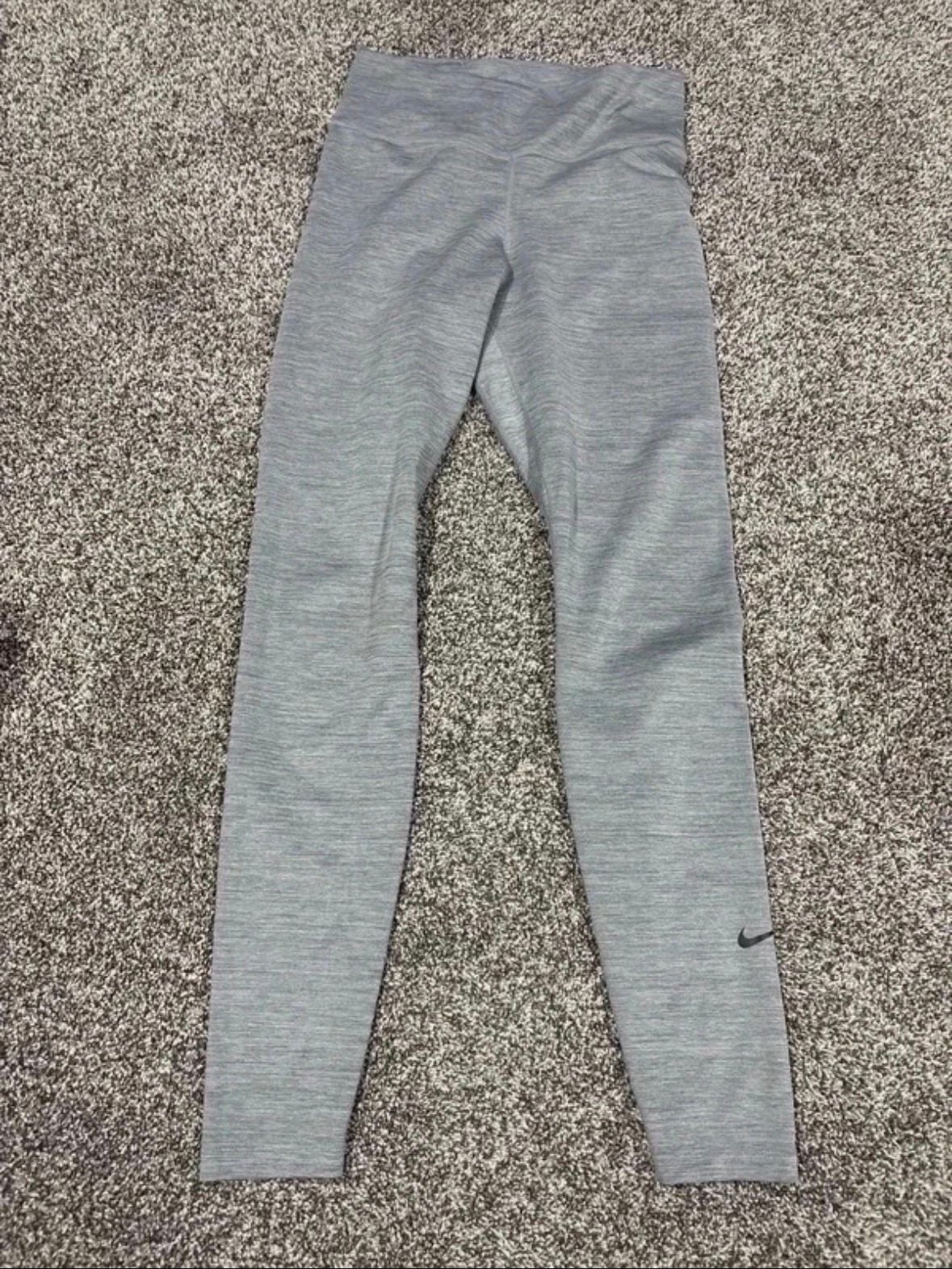 Nike Dri-FIT Leggings Size S Gray Heather Training Pants 2