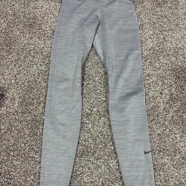 Nike Dri-FIT Leggings Size S Gray Heather Training Pants