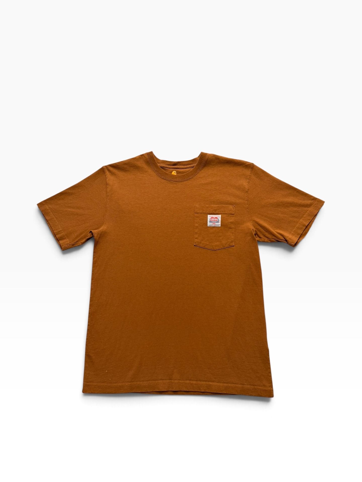 Carhartt WIP Heart Logo Pocket T-Shirt Size M Brown 2