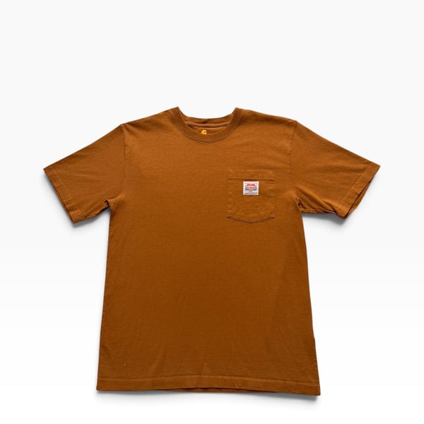 Carhartt WIP Heart Logo Pocket T-Shirt Size M Brown