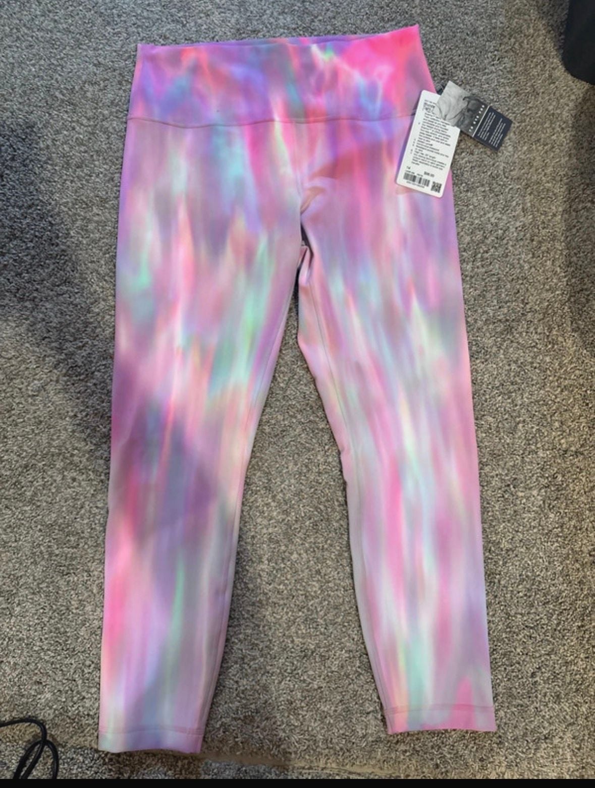 Lululemon Wunder Train HR Tight 25" Size 14 Multi Wash Leggings 2