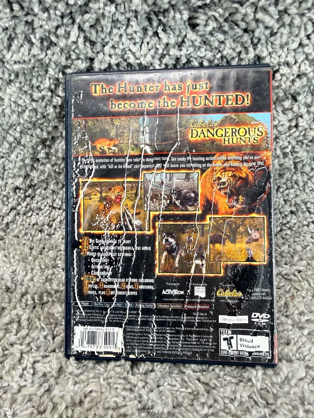 Cabela's Dangerous Hunts Greatest Hits PlayStation 2 PS2 Game 2