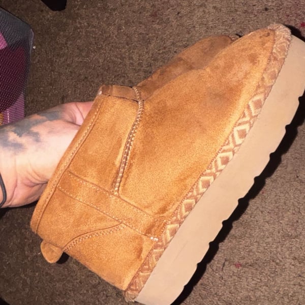  Cupcake Couture Teegan Faux Fur Boot Chestnut Brown 