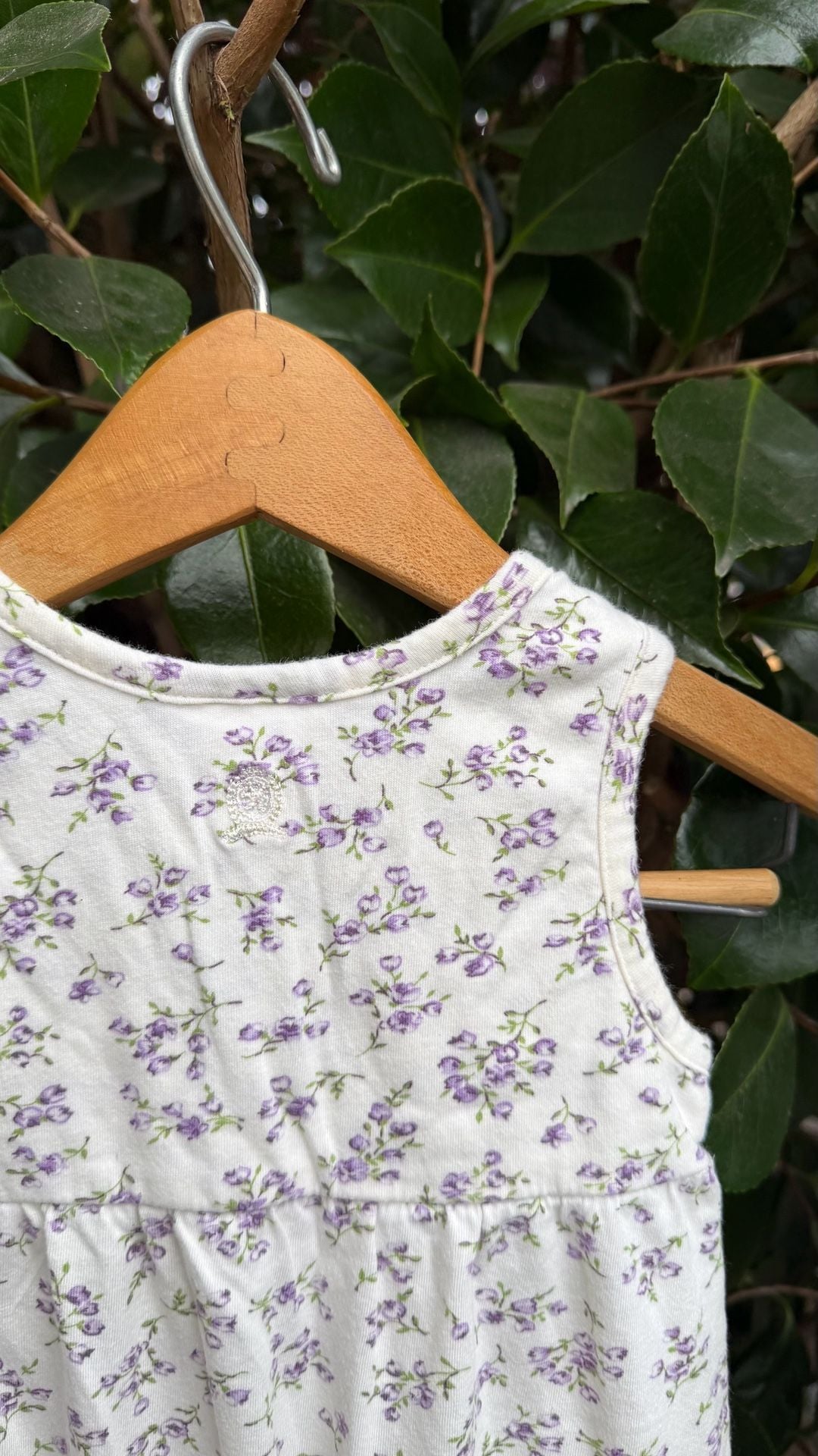 Tommy Hilfiger Baby Romper Floral Print Footed Jumpsuit 4