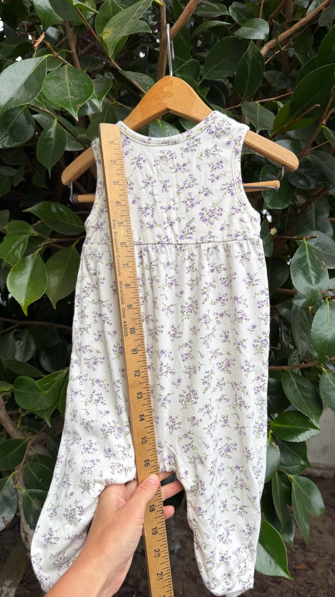 Tommy Hilfiger Baby Romper Floral Print Footed Jumpsuit 6