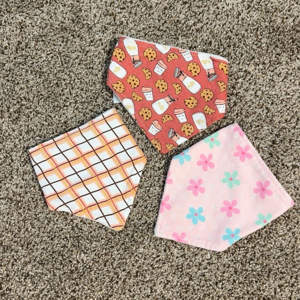 Baby Bandana Bib Set 3 Pack