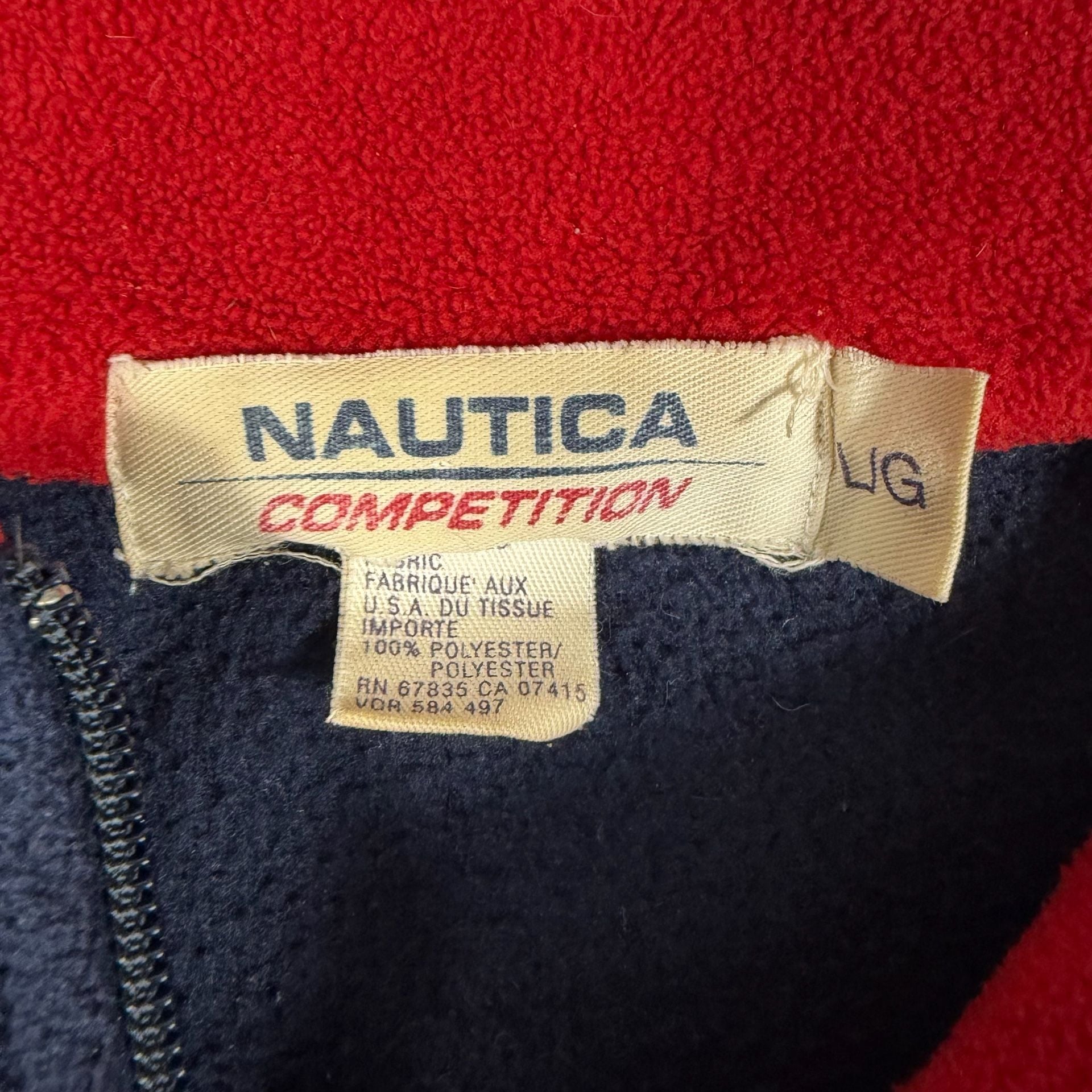 vintage nautica competition Fleece 3
