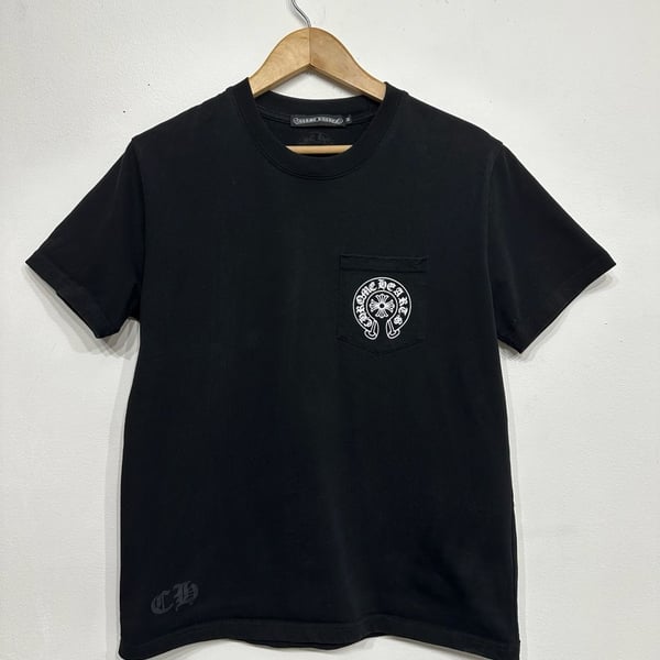 Chrome Hearts Los Angeles Pocket T-Shirt Size M Black Cotton