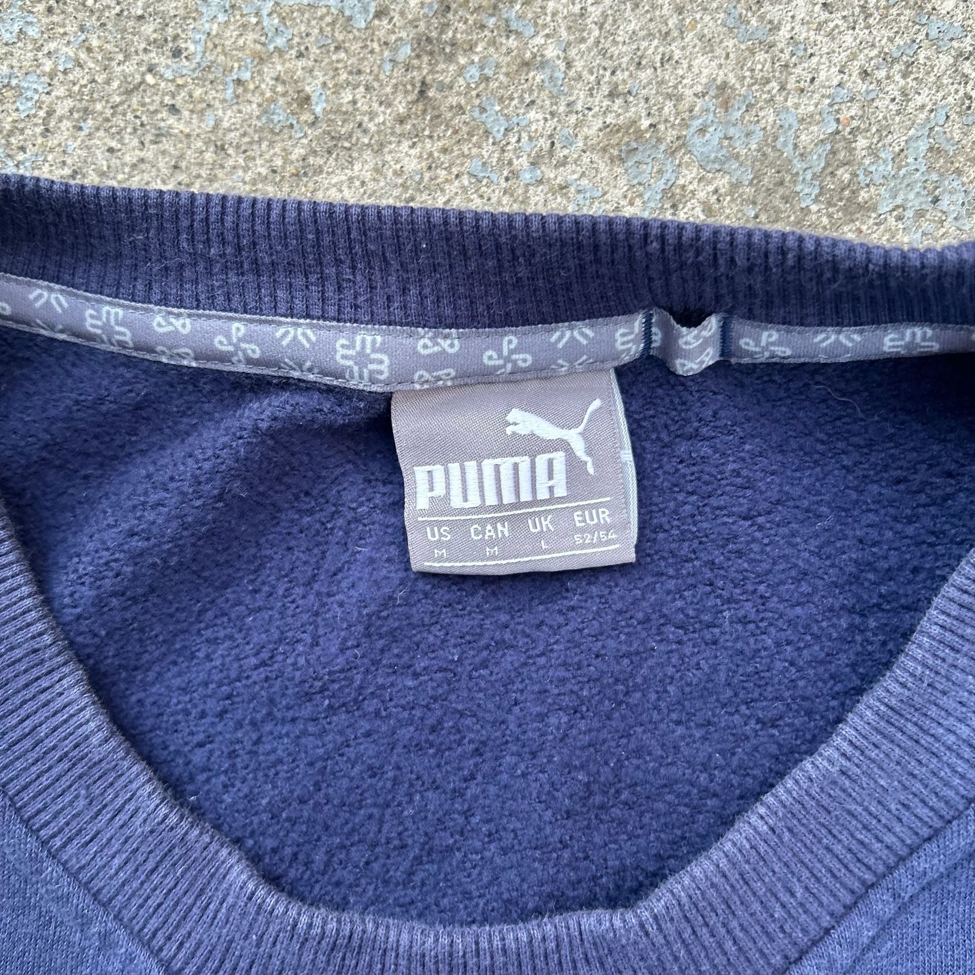 Puma Vintage Logo Striped Sweatshirt Sample 4