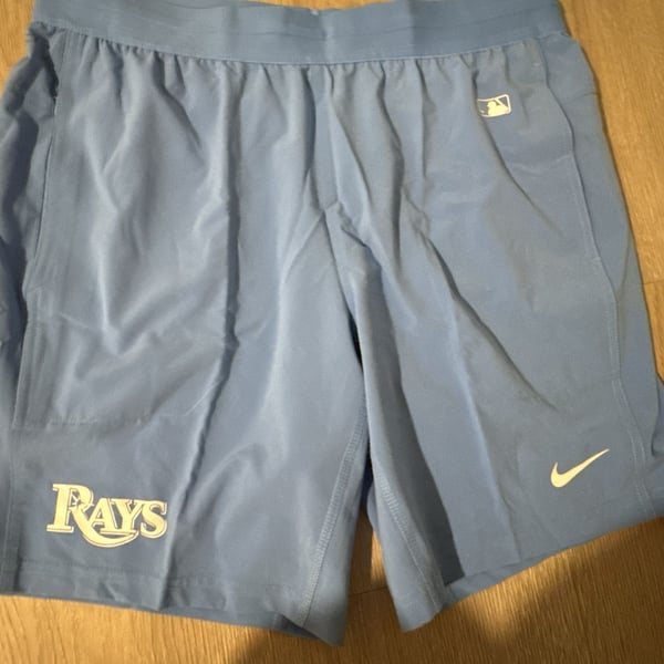 Nike Tampa Bay Rays Dri-FIT Authentic Collection Shorts Size L Blue