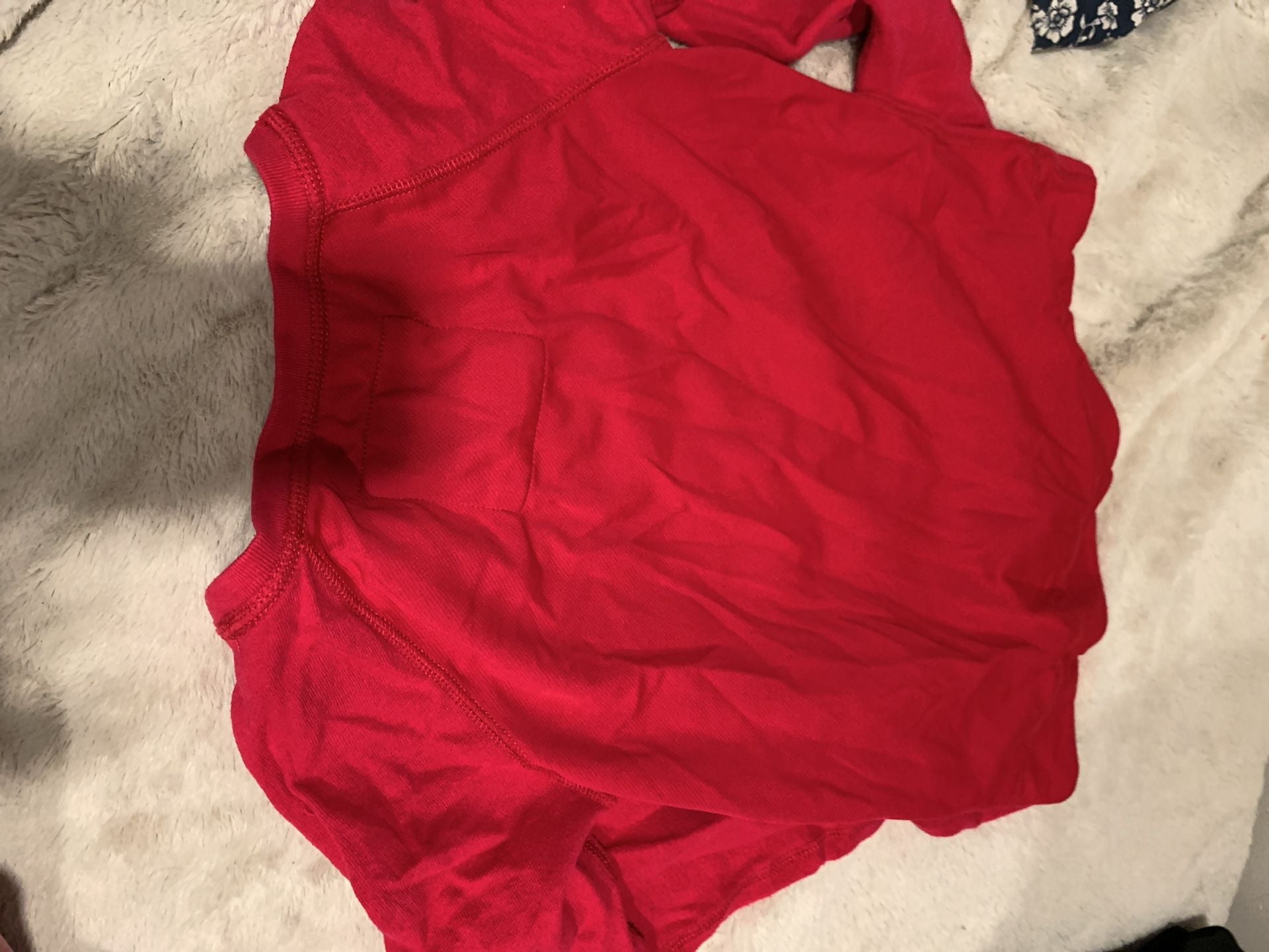 Abercrombie Kids Sweatshirt Size M Red Sequin Moose Christmas Holiday 5