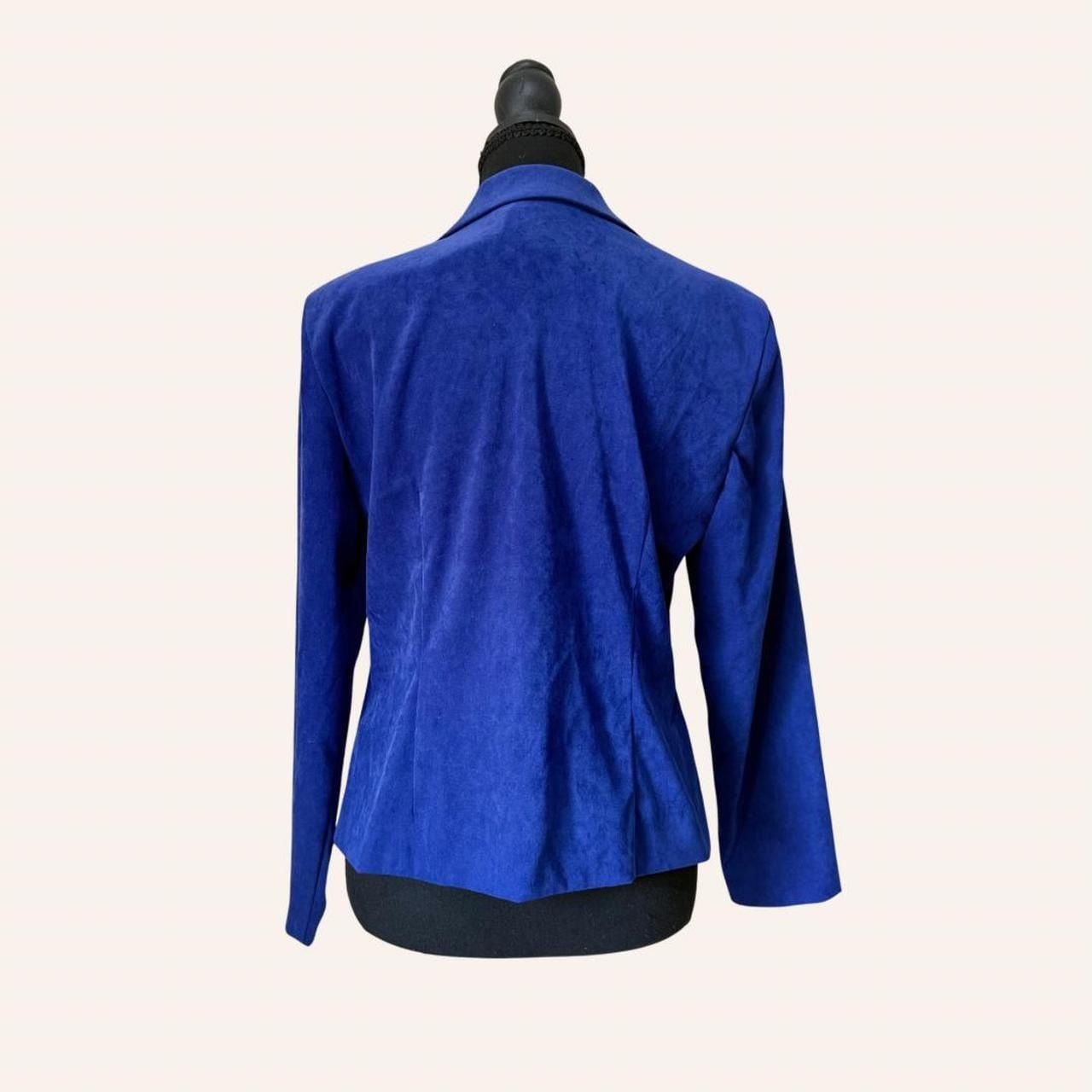 Devil Wears Prada Snow White Queen Halloween Costume Blazer Royal Blue Petite 8P 4