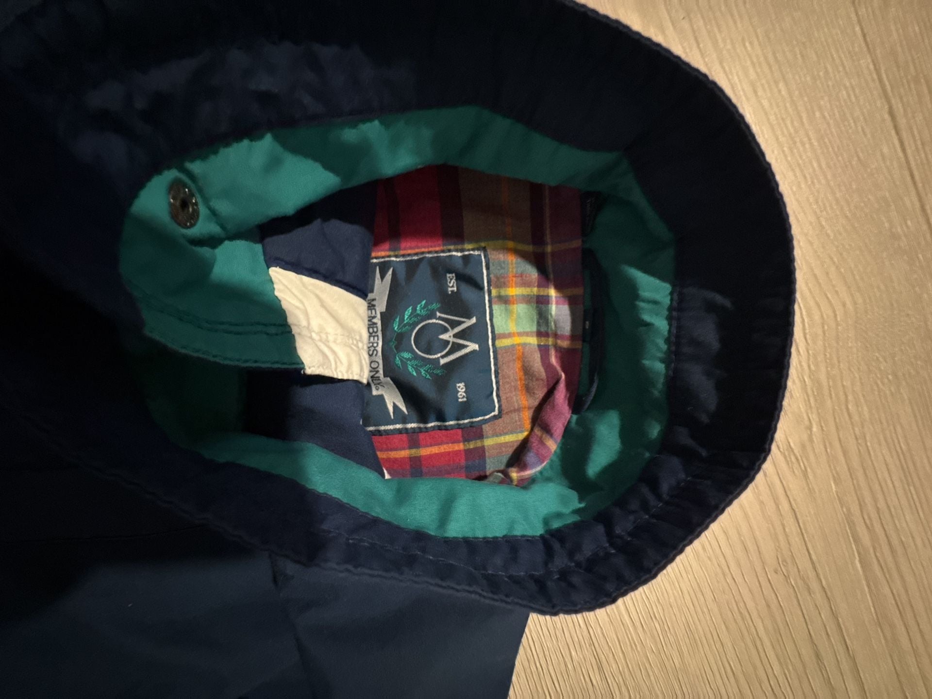 Members Only Mariner Jacket Size L Blue Nylon Windbreaker 3