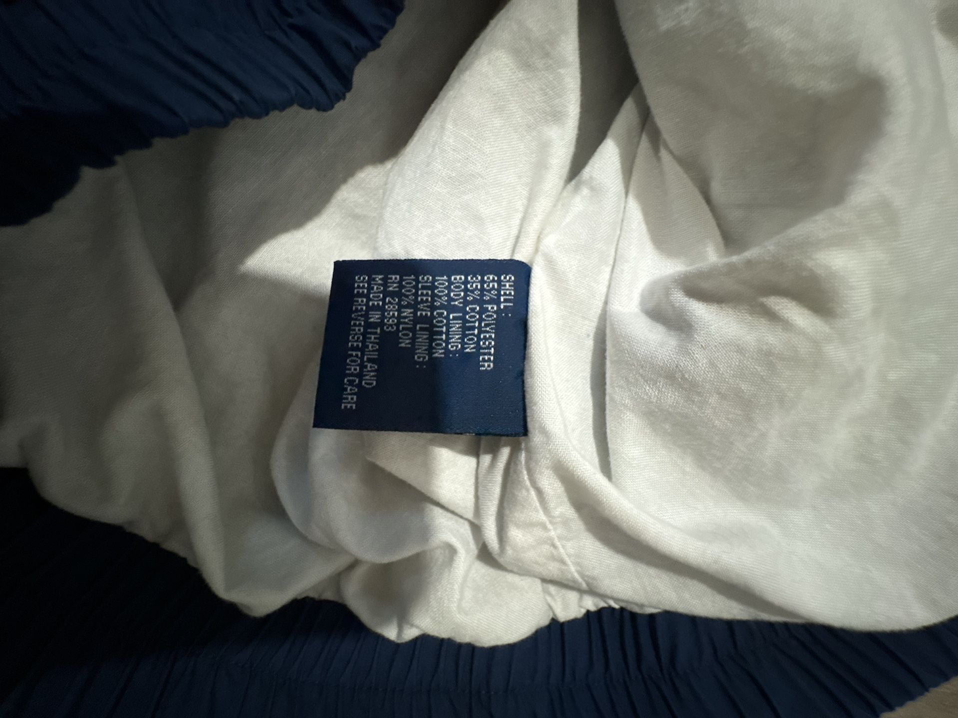 Members Only Mariner Jacket Size L Blue Nylon Windbreaker 4