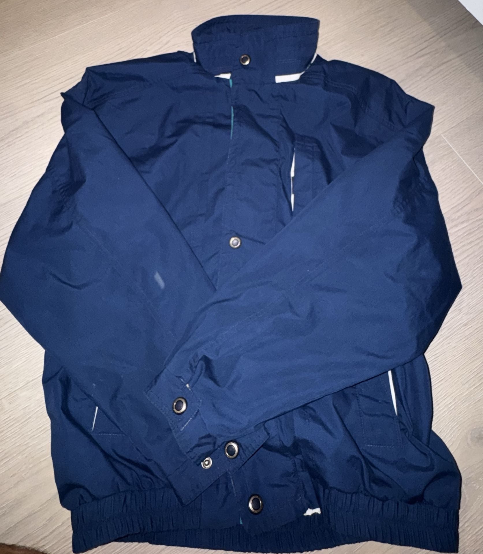 Members Only Mariner Jacket Size L Blue Nylon Windbreaker 6