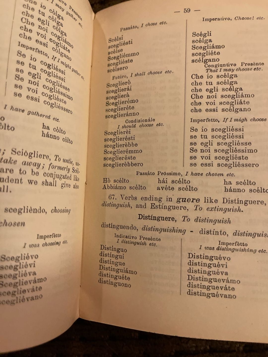 Emma Bertini Italian Verbs Simplified Book 1903 6