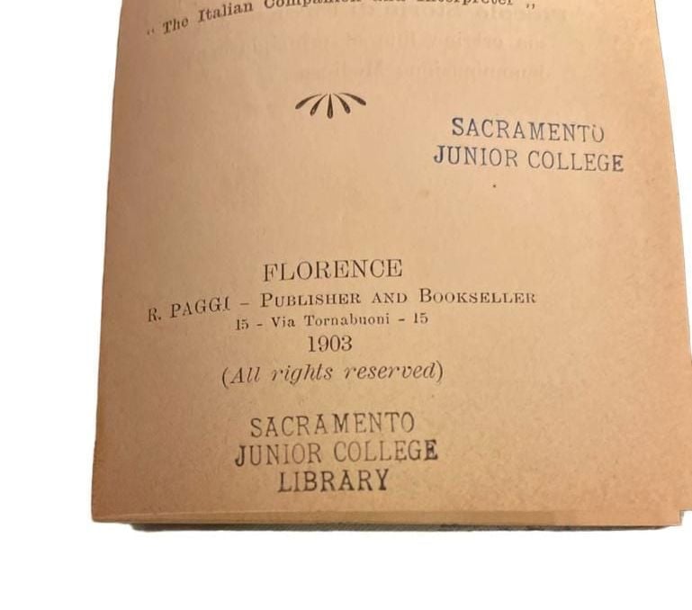 Emma Bertini Italian Verbs Simplified Book 1903 4
